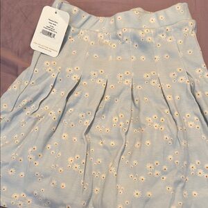 Floral Blue Skirt Fin & Vince 12-14y